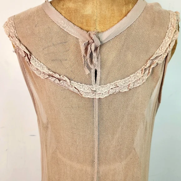 Magnolia Pearl Women's Blush Layered Midi Dress - Picture 14 of 16